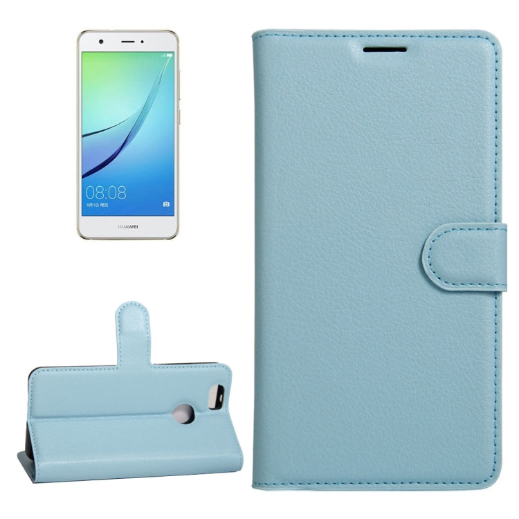 For Huawei nova Litchi Texture Horizontal Flip Leather Case with Holder & Card Slots & Wallet