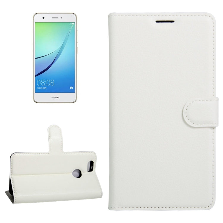 For Huawei nova Litchi Texture Horizontal Flip Leather Case with Holder & Card Slots & Wallet