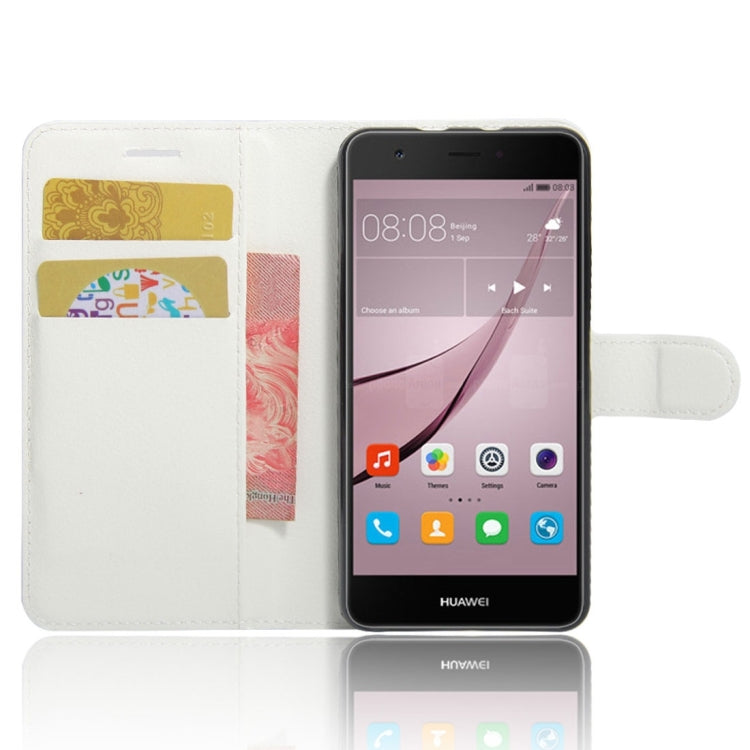 For Huawei nova Litchi Texture Horizontal Flip Leather Case with Holder & Card Slots & Wallet