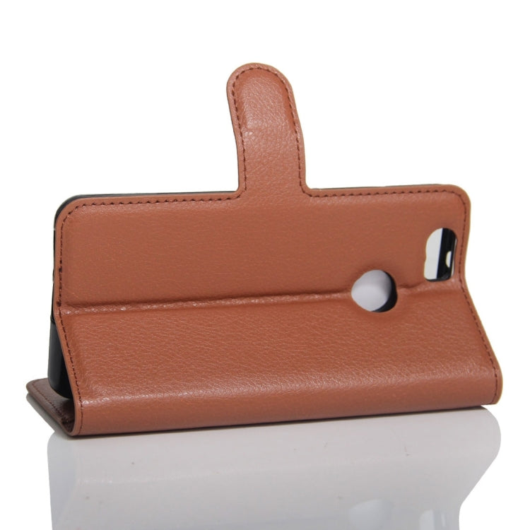 For Huawei nova Litchi Texture Horizontal Flip Leather Case with Holder & Card Slots & Wallet