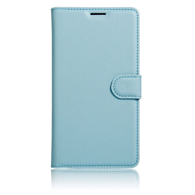 For ARCHOS 50 Cobalt Litchi Texture Horizontal Flip Leather Case with Holder & Card Slots & Wallet