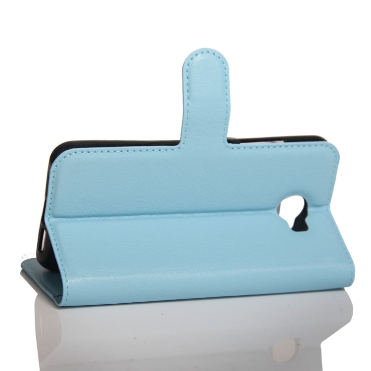 For ARCHOS 50 Cobalt Litchi Texture Horizontal Flip Leather Case with Holder & Card Slots & Wallet