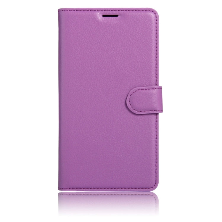 For ARCHOS 50 Cobalt Litchi Texture Horizontal Flip Leather Case with Holder & Card Slots & Wallet