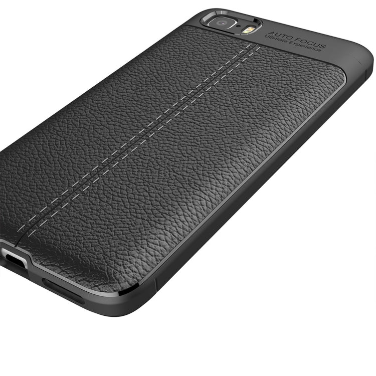 For ASUS Zenfone 3s Max / ZC521TL Litchi Texture TPU Protective Case