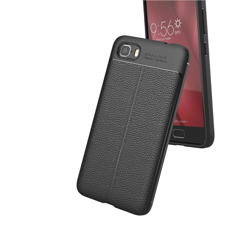 For ASUS Zenfone 3s Max / ZC521TL Litchi Texture TPU Protective Case