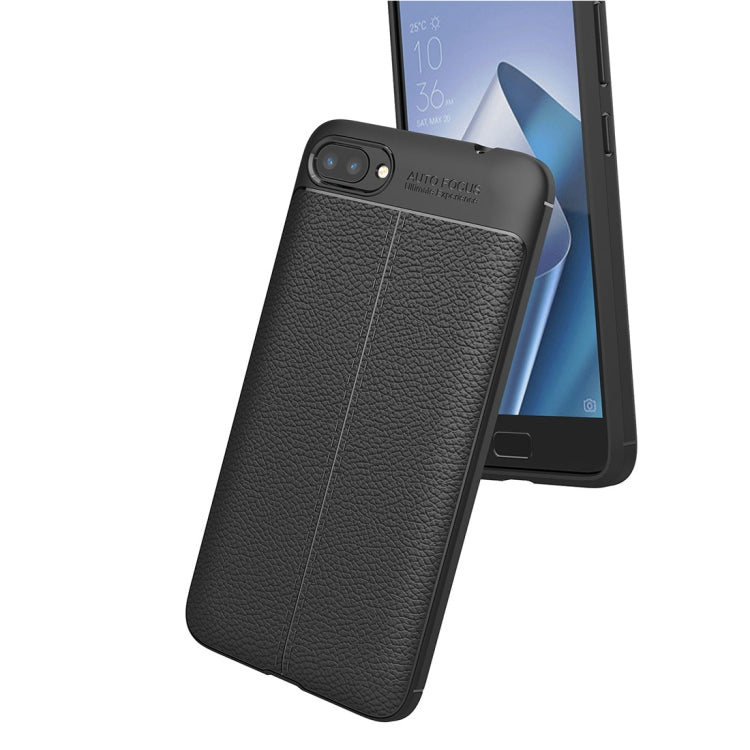 For ASUS Zenfone 4 Max Plus / ZC554KL Litchi Texture TPU Protective Case