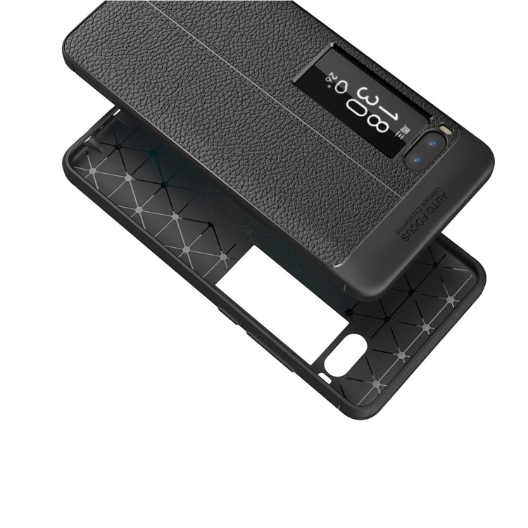 For Meizu PRO 7 Litchi Texture TPU Protective Case