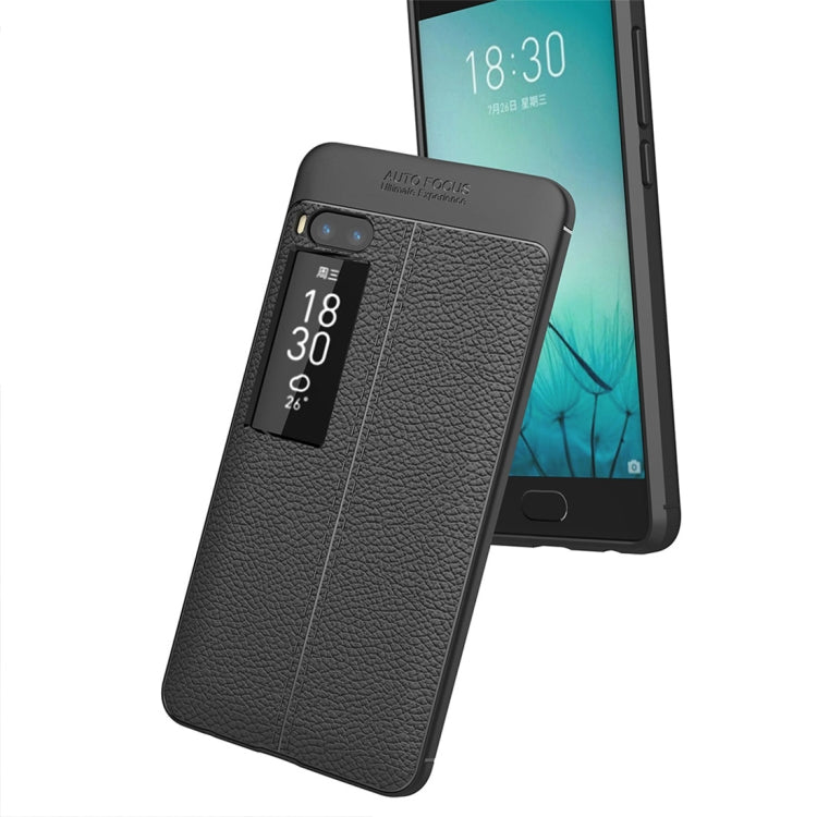 For Meizu PRO 7 Litchi Texture TPU Protective Case
