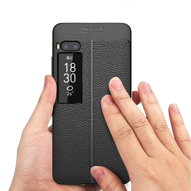 For Meizu PRO 7 Litchi Texture TPU Protective Case