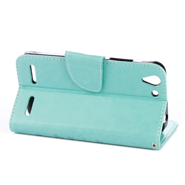 For Lenovo Vibe K5 Butterflies Love Flowers Embossing Horizontal Flip Leather Case with Holder & Card Slots & Wallet & Lanyard