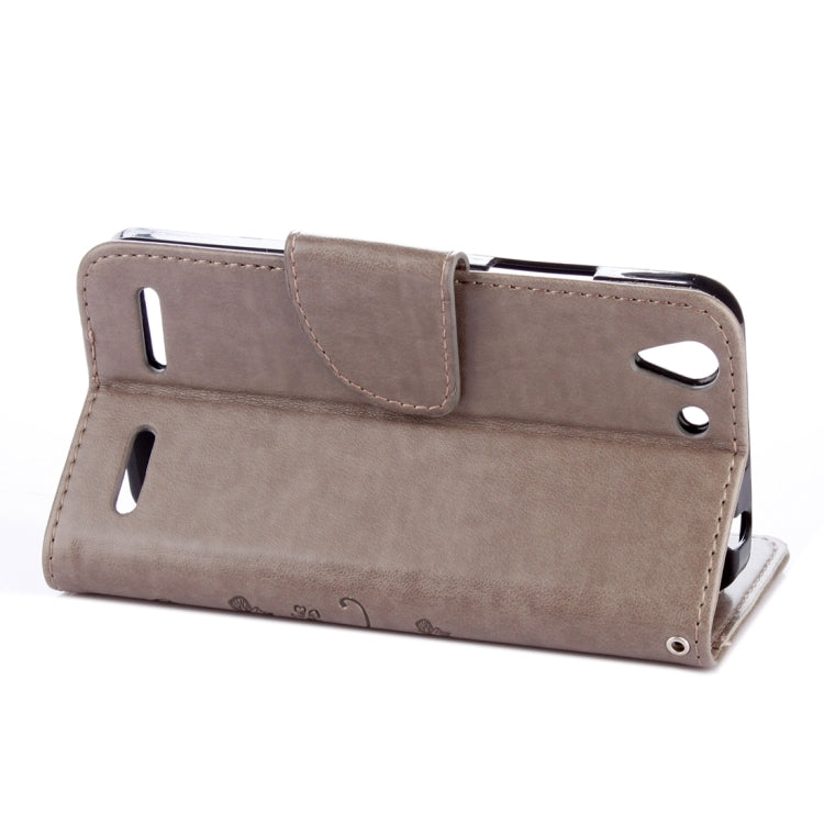 For Lenovo Vibe K5 Butterflies Love Flowers Embossing Horizontal Flip Leather Case with Holder & Card Slots & Wallet & Lanyard