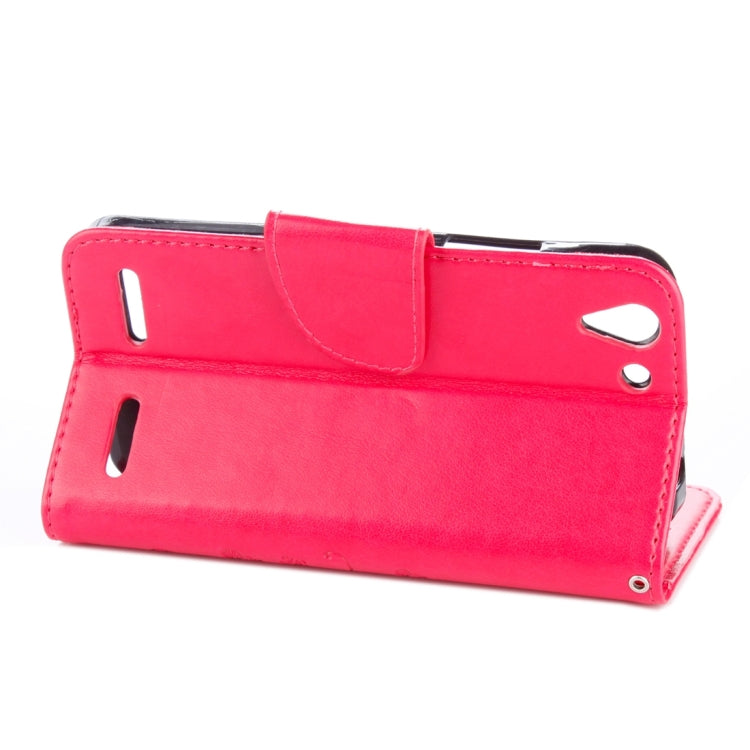 For Lenovo Vibe K5 Butterflies Love Flowers Embossing Horizontal Flip Leather Case with Holder & Card Slots & Wallet & Lanyard