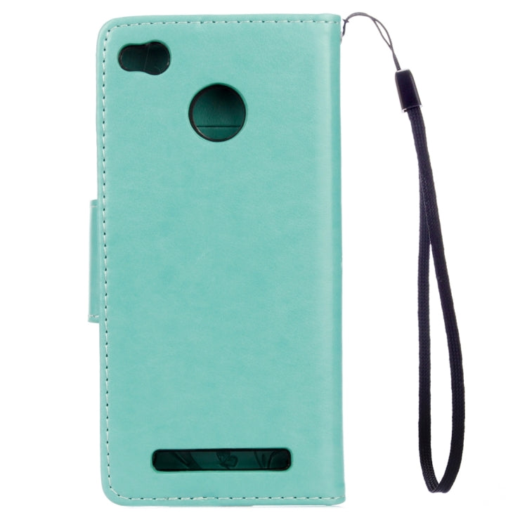 For Xiaomi Redmi 3 Pro / 3s Butterflies Love Flowers Embossing Horizontal Flip Leather Case with Holder & Card Slots & Wallet & Lanyard