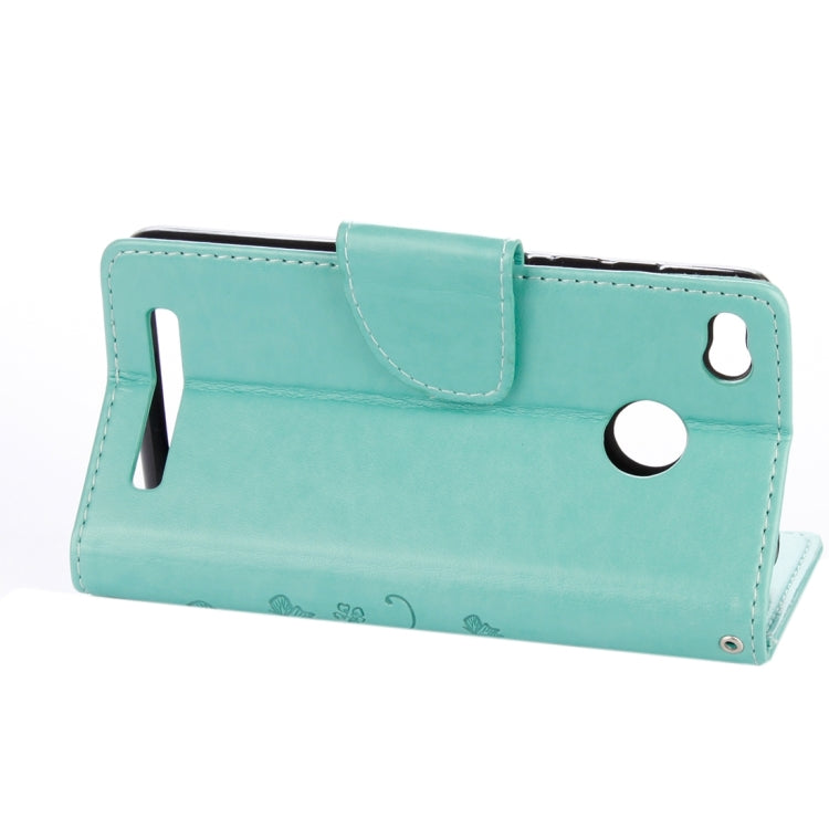 For Xiaomi Redmi 3 Pro / 3s Butterflies Love Flowers Embossing Horizontal Flip Leather Case with Holder & Card Slots & Wallet & Lanyard