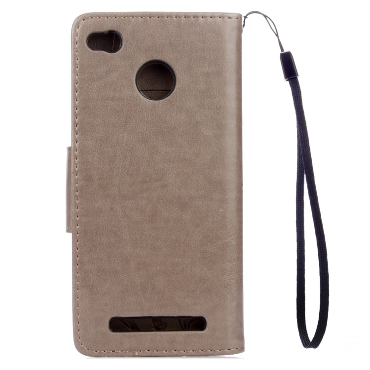 For Xiaomi Redmi 3 Pro / 3s Butterflies Love Flowers Embossing Horizontal Flip Leather Case with Holder & Card Slots & Wallet & Lanyard