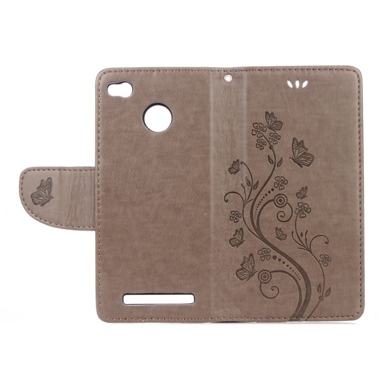 For Xiaomi Redmi 3 Pro / 3s Butterflies Love Flowers Embossing Horizontal Flip Leather Case with Holder & Card Slots & Wallet & Lanyard
