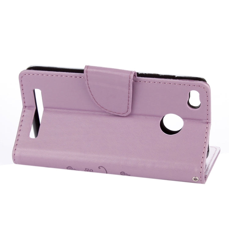 For Xiaomi Redmi 3 Pro / 3s Butterflies Love Flowers Embossing Horizontal Flip Leather Case with Holder & Card Slots & Wallet & Lanyard