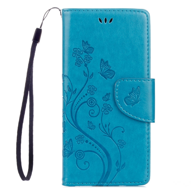For Xiaomi Redmi 3 Pro / 3s Butterflies Love Flowers Embossing Horizontal Flip Leather Case with Holder & Card Slots & Wallet & Lanyard