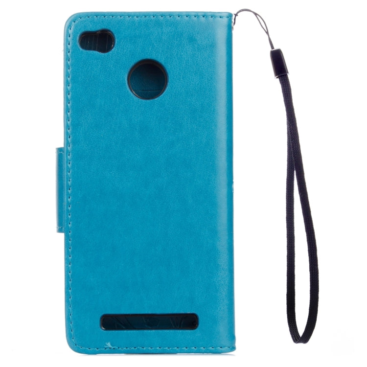 For Xiaomi Redmi 3 Pro / 3s Butterflies Love Flowers Embossing Horizontal Flip Leather Case with Holder & Card Slots & Wallet & Lanyard