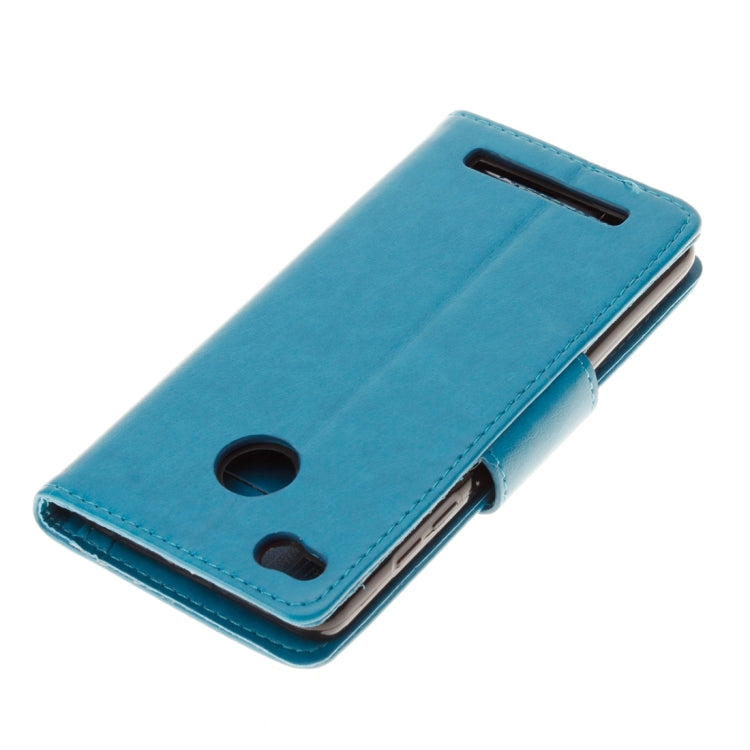 For Xiaomi Redmi 3 Pro / 3s Butterflies Love Flowers Embossing Horizontal Flip Leather Case with Holder & Card Slots & Wallet & Lanyard