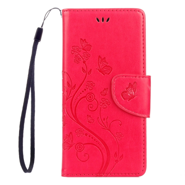 For Xiaomi Redmi 3 Pro / 3s Butterflies Love Flowers Embossing Horizontal Flip Leather Case with Holder & Card Slots & Wallet & Lanyard
