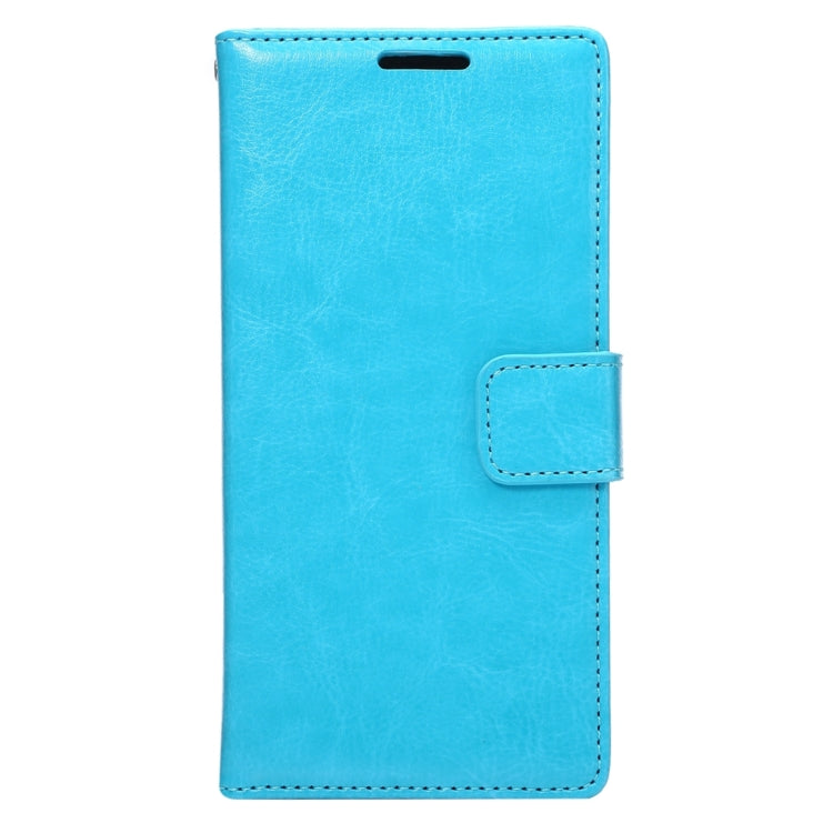 For Sony Xperia Z5 Crazy Horse Texture Horizontal Flip Leather Case with Photo Frame & Holder & Card Slots & Wallet & Lanyard