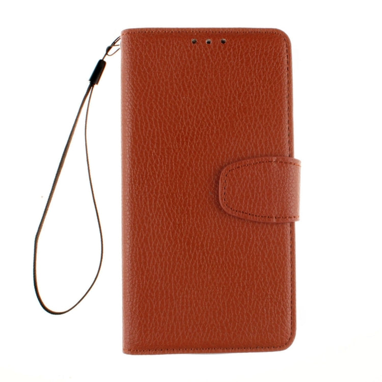 For LG K7 Litchi Texture Horizontal Flip Leather Case with Holder & Card Slots & Wallet & Photo Frame & Lanyard