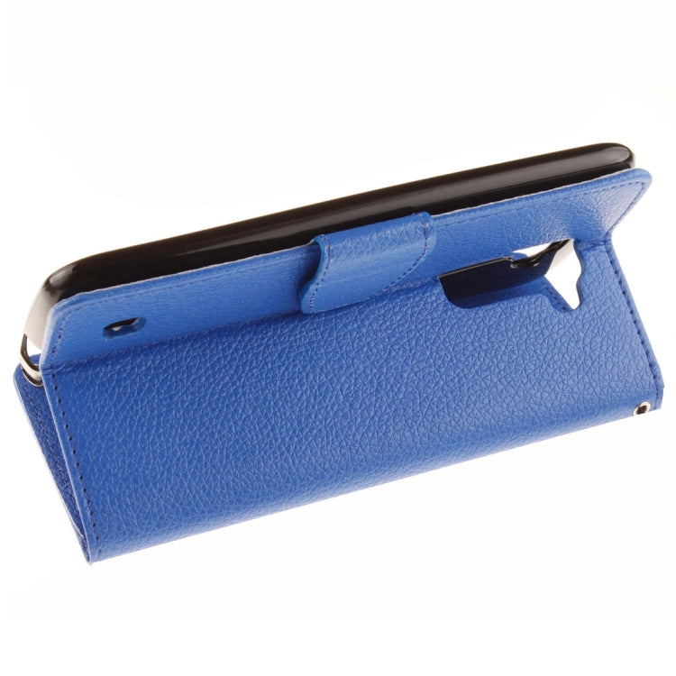 For LG K10 Litchi Texture Horizontal Flip Leather Case with Holder & Card Slots & Wallet & Photo Frame & Lanyard