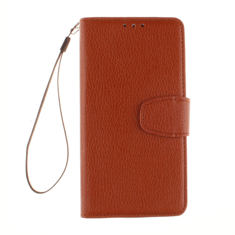 For LG K10 Litchi Texture Horizontal Flip Leather Case with Holder & Card Slots & Wallet & Photo Frame & Lanyard
