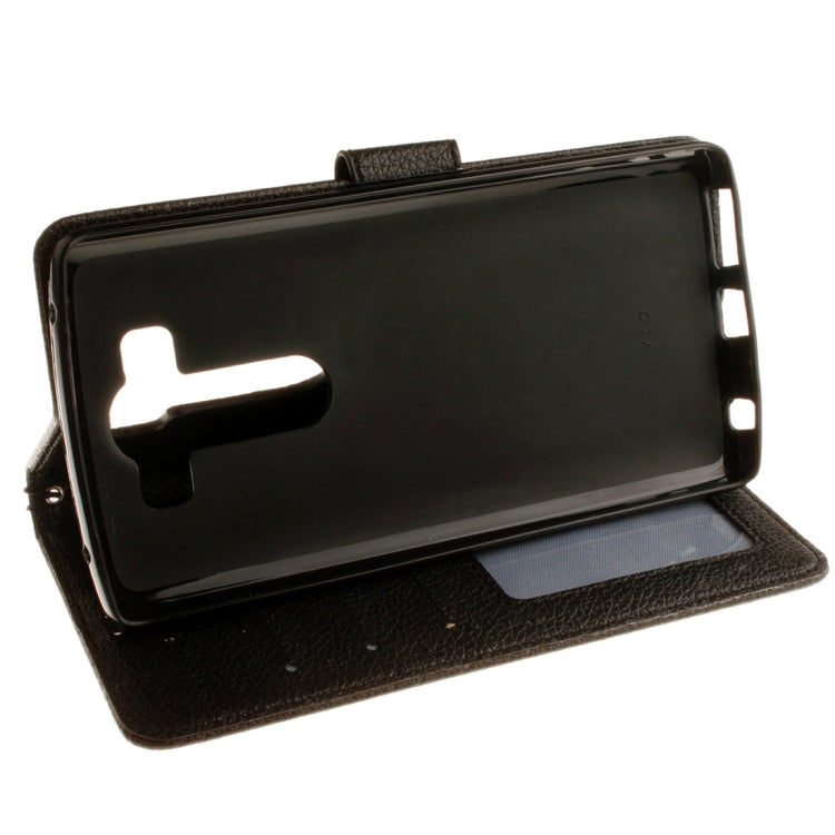 For LG V10 Litchi Texture Horizontal Flip Leather Case with Holder & Card Slots & Wallet & Photo Frame & Lanyard