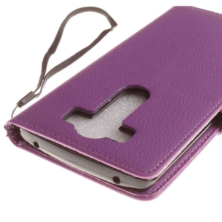 For LG V10 Litchi Texture Horizontal Flip Leather Case with Holder & Card Slots & Wallet & Photo Frame & Lanyard