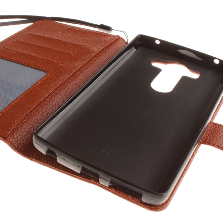 For LG V10 Litchi Texture Horizontal Flip Leather Case with Holder & Card Slots & Wallet & Photo Frame & Lanyard
