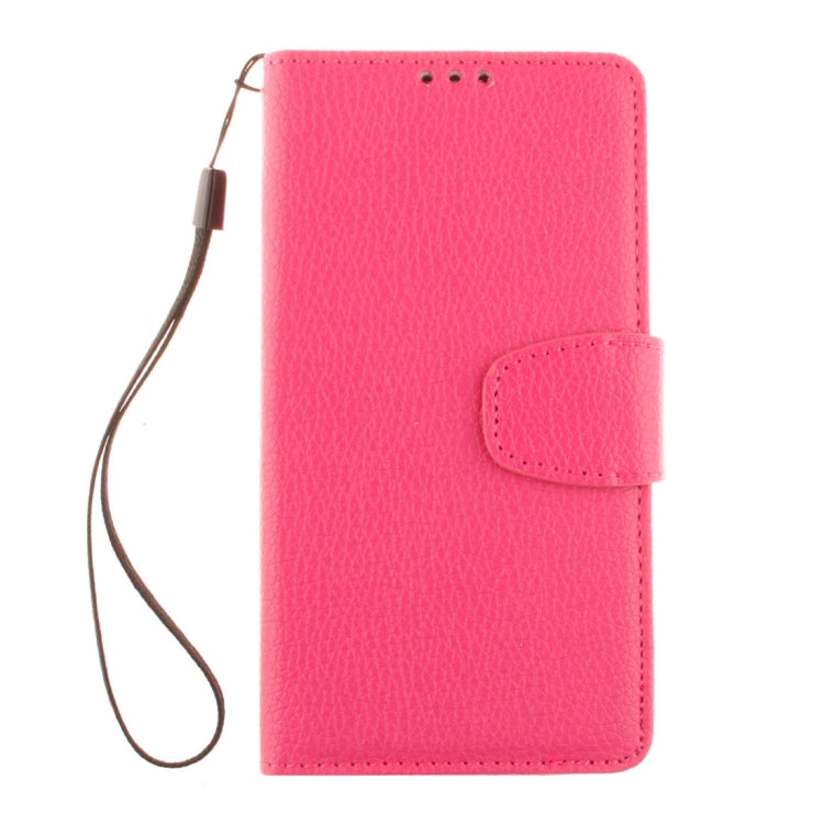 For LG L Bello D337 Litchi Texture Horizontal Flip Leather Case with Holder & Card Slots & Wallet & Photo Frame & Lanyard