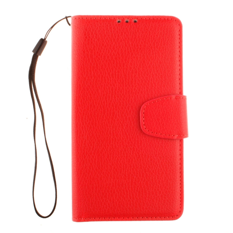 For LG L Bello D337 Litchi Texture Horizontal Flip Leather Case with Holder & Card Slots & Wallet & Photo Frame & Lanyard