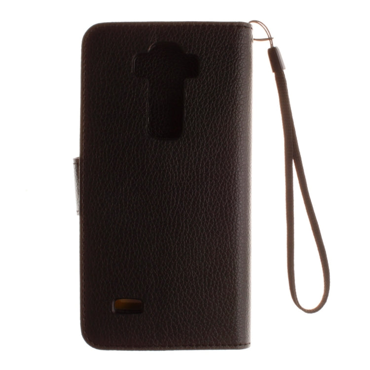 For LG G Flex 2 Litchi Texture Horizontal Flip Leather Case with Holder & Card Slots & Wallet & Photo Frame & Lanyard