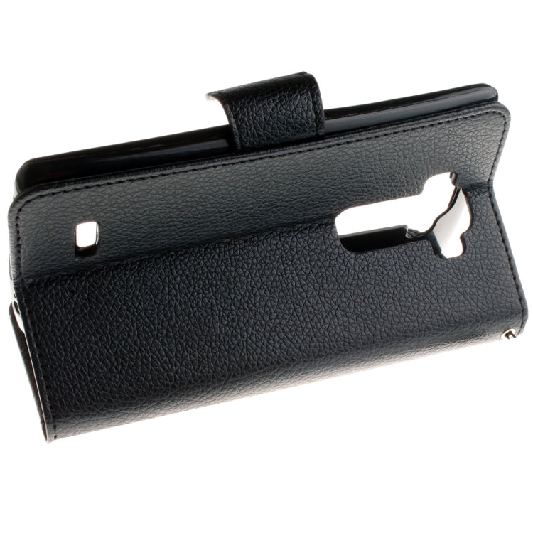 For LG G Flex 2 Litchi Texture Horizontal Flip Leather Case with Holder & Card Slots & Wallet & Photo Frame & Lanyard