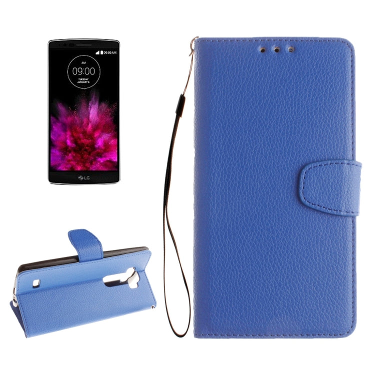 For LG G Flex 2 Litchi Texture Horizontal Flip Leather Case with Holder & Card Slots & Wallet & Photo Frame & Lanyard