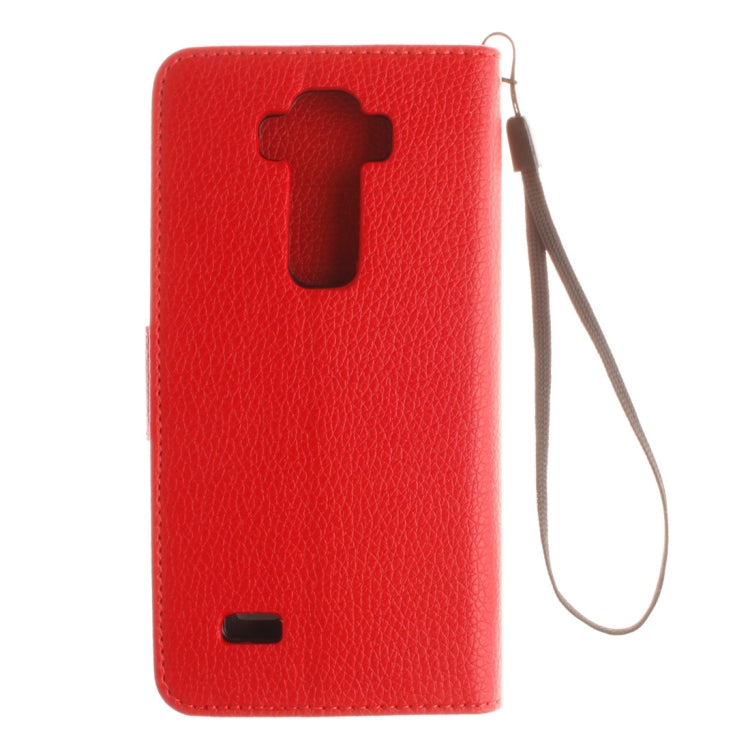 For LG G Flex 2 Litchi Texture Horizontal Flip Leather Case with Holder & Card Slots & Wallet & Photo Frame & Lanyard