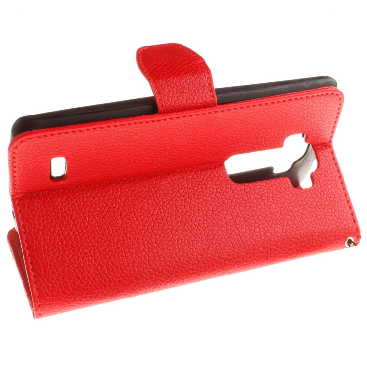 For LG G Flex 2 Litchi Texture Horizontal Flip Leather Case with Holder & Card Slots & Wallet & Photo Frame & Lanyard