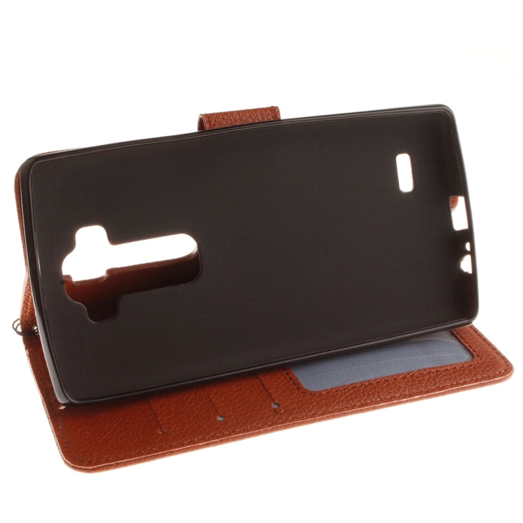 For LG G Flex 2 Litchi Texture Horizontal Flip Leather Case with Holder & Card Slots & Wallet & Photo Frame & Lanyard
