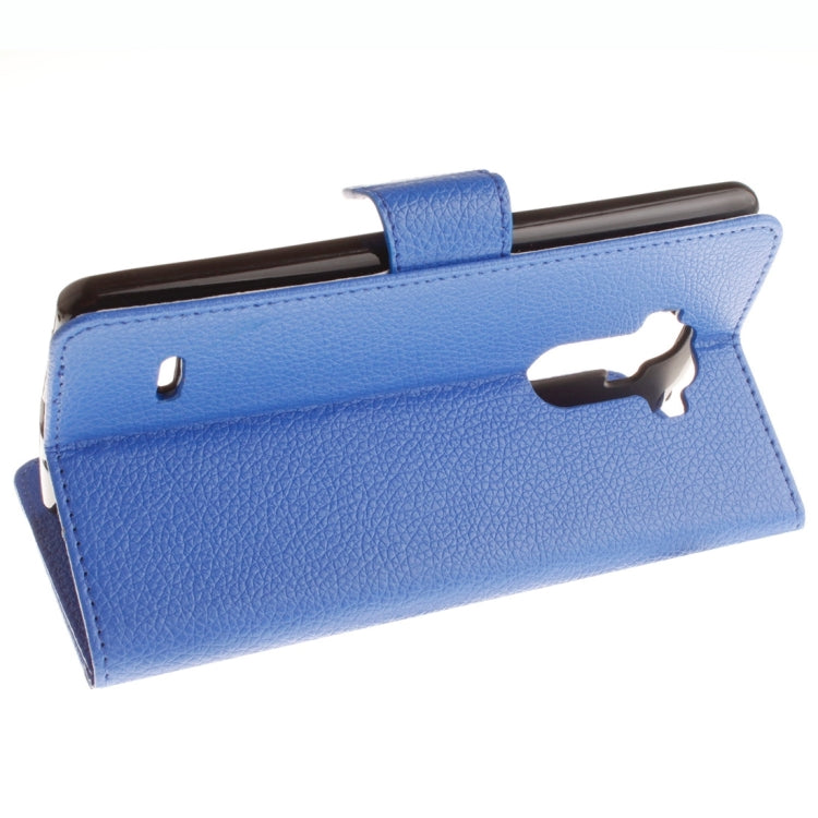 For LG G4 Stylus Litchi Texture Horizontal Flip Leather Case with Holder & Card Slots & Wallet & Photo Frame & Lanyard