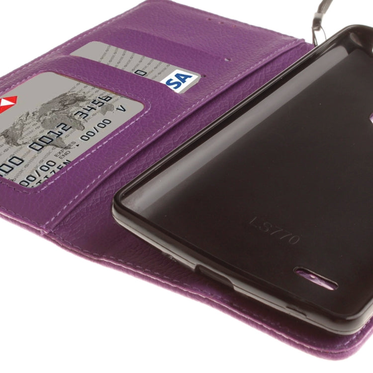 For LG G4 Stylus Litchi Texture Horizontal Flip Leather Case with Holder & Card Slots & Wallet & Photo Frame & Lanyard