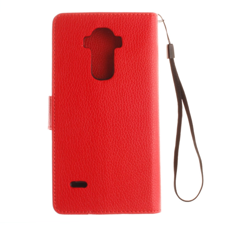 For LG G4 Stylus Litchi Texture Horizontal Flip Leather Case with Holder & Card Slots & Wallet & Photo Frame & Lanyard