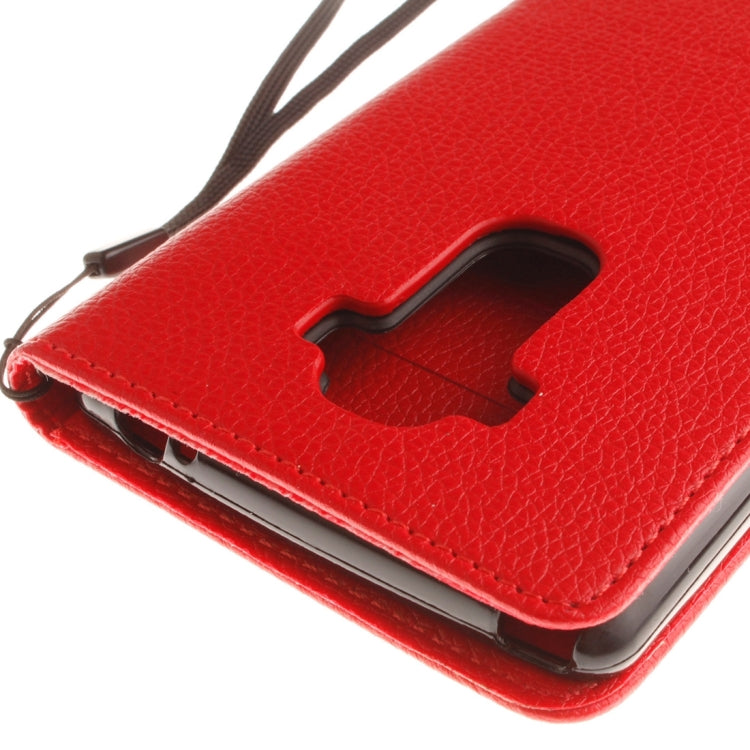 For LG G4 Stylus Litchi Texture Horizontal Flip Leather Case with Holder & Card Slots & Wallet & Photo Frame & Lanyard