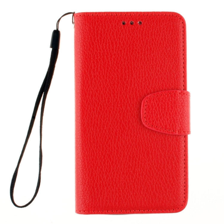 For LG Spirit H420 / H440 / C70 Litchi Texture Horizontal Flip Leather Case with Holder & Card Slots & Wallet & Photo Frame & Lanyard