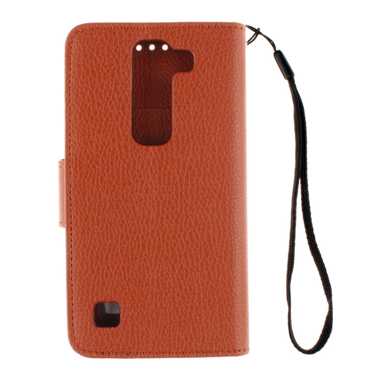 For LG Spirit H420 / H440 / C70 Litchi Texture Horizontal Flip Leather Case with Holder & Card Slots & Wallet & Photo Frame & Lanyard
