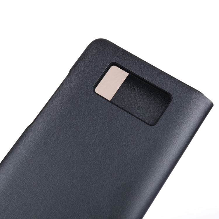 For Huawei Mate 10 PC + PU Litchi Texture Horizontal Flip Smart View Flip Leather Case Back Cover with Sleep / Wake-up