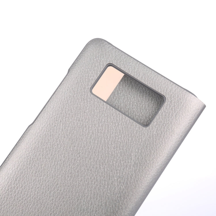 For Huawei Mate 10 PC + PU Litchi Texture Horizontal Flip Smart View Flip Leather Case Back Cover with Sleep / Wake-up