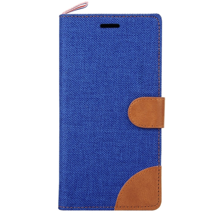 For Sony Xperia X Performance Denim Texture Horizontal Flip Leather Case with Holder & Card Slots