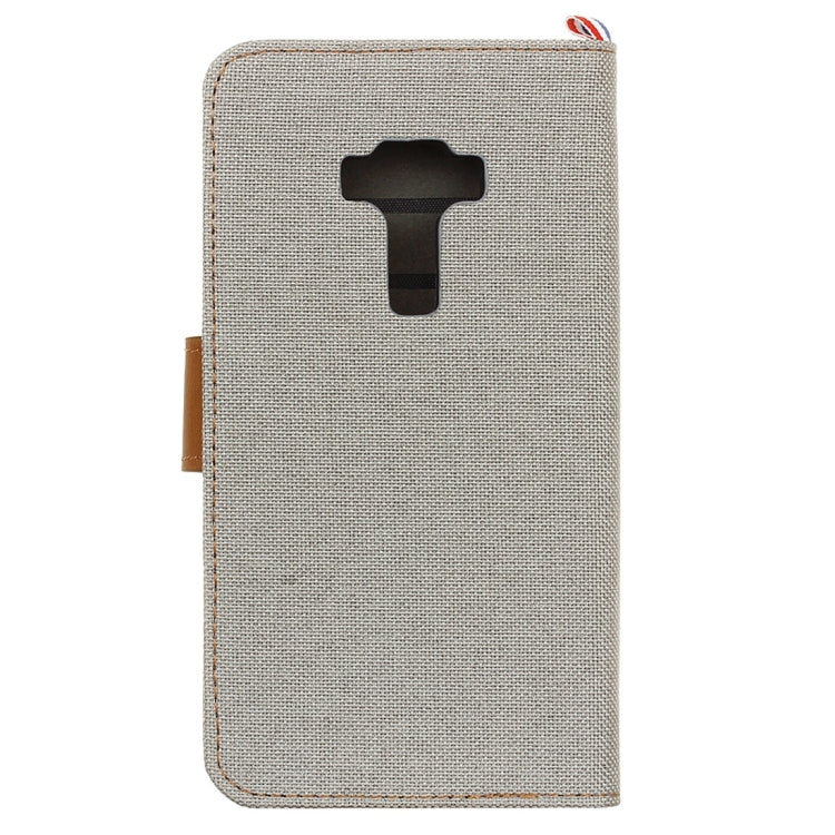 For ASUS ZenFone 3 / ZE552KL Denim Texture Horizontal Flip Leather Case with Magnetic Buckle & Holder & Card Slots